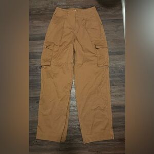 a new day Women's Tan Wide Leg Cargo Pants